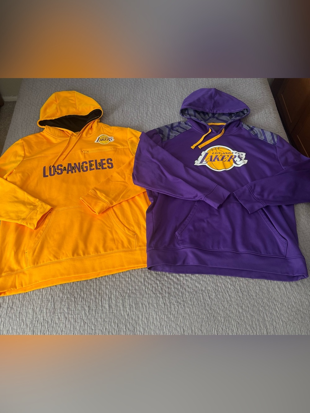 NBA Los Angeles Lakers Hoodie Sweatshirt Set of 2